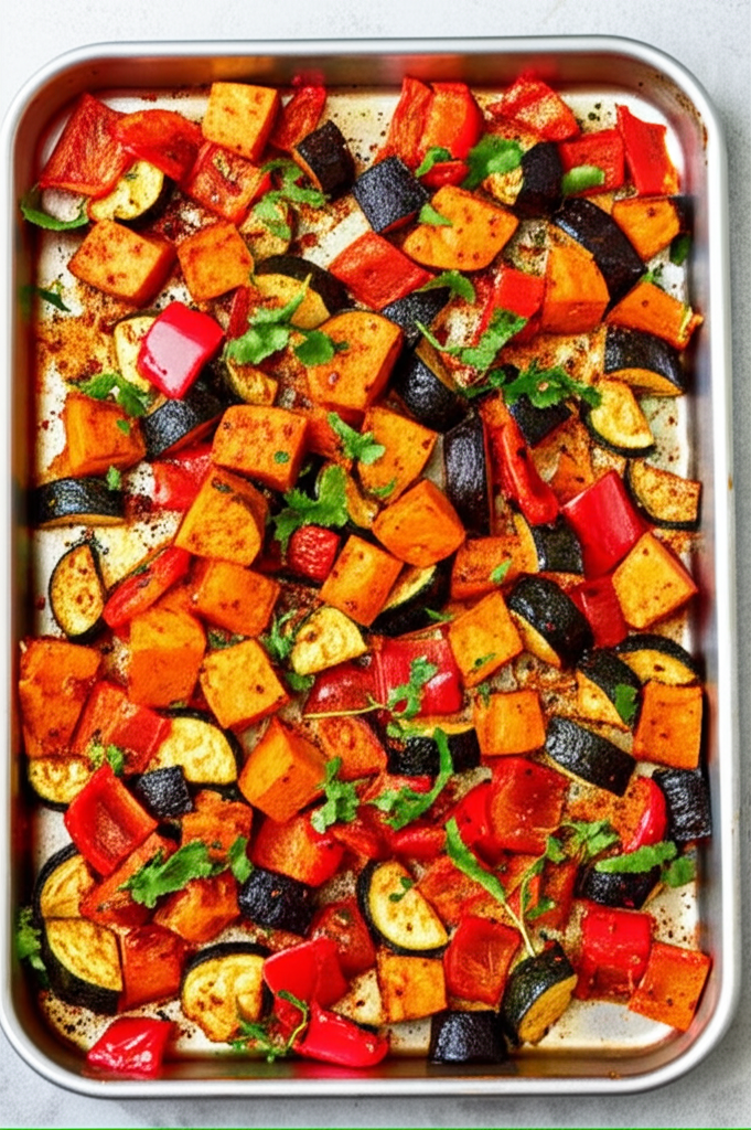 Harissa Roasted Vegetables